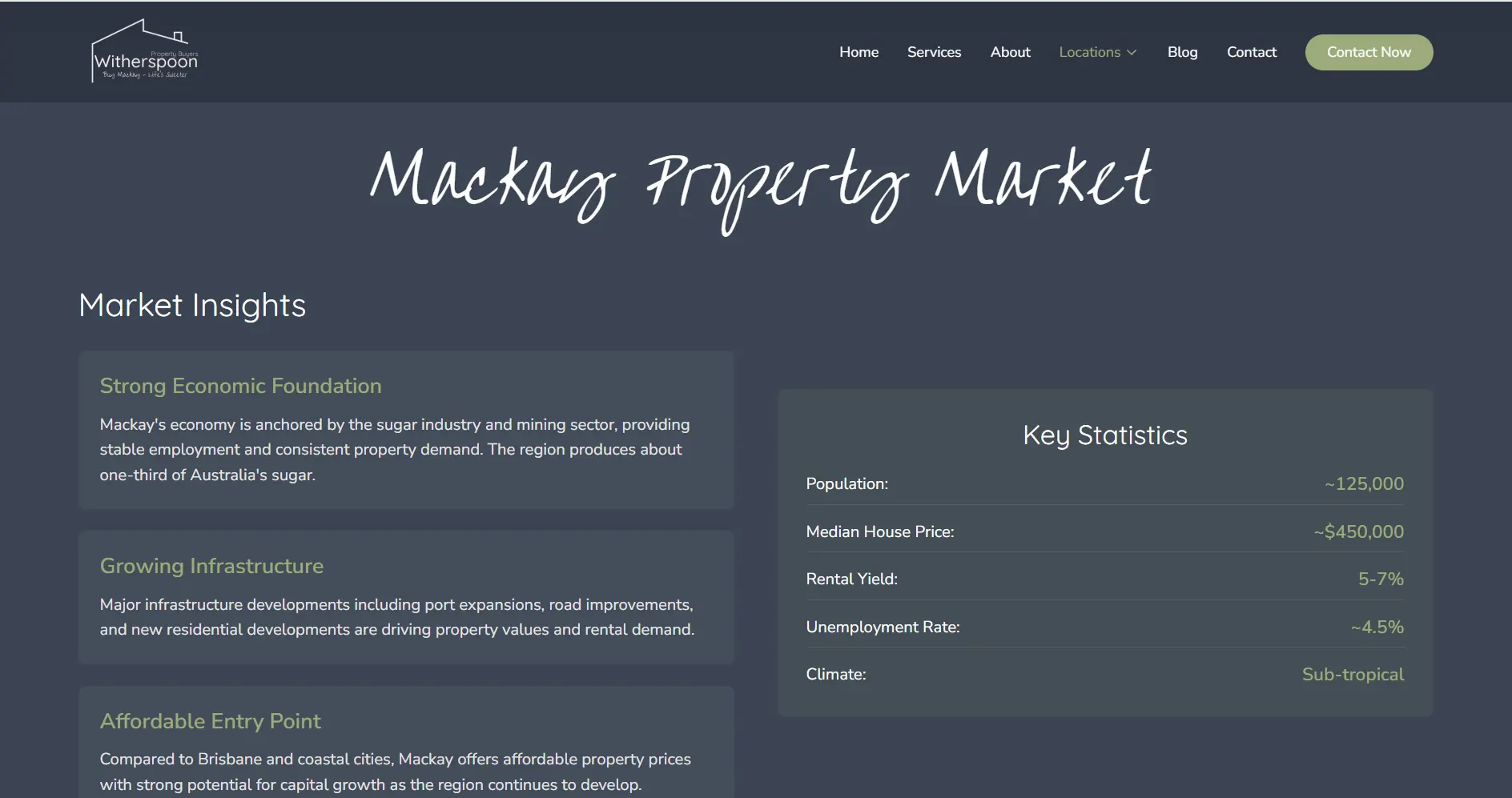 Witherspoon buyers agent website walkthrough video preview